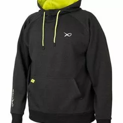 Matrix - Hoodie Minimal Black/Marl + Lime Hoody - Matrix