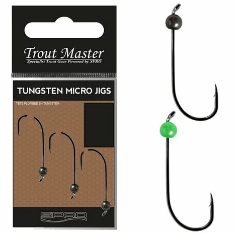 Trout Master - Jigkoppen Tungsten Micro Jigs - Trout Master 3 Trout Master - Jigkoppen Tungsten Micro Jigs - Trout Master