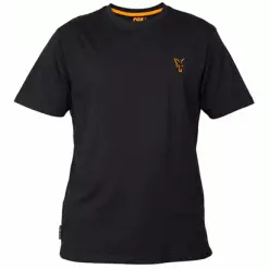 Fox Carp - Fox Collection Black / Orange T-shirt - Fox Carp