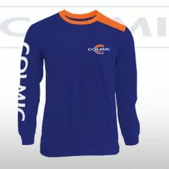 Colmic - T-Shirt Long Sleeves Blue/Orange - Colmic