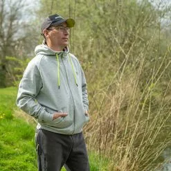 Matrix - Black Edition Full Zip Hoody Lime/Marl Grey - Matrix -Kleding Winkel 1904635536